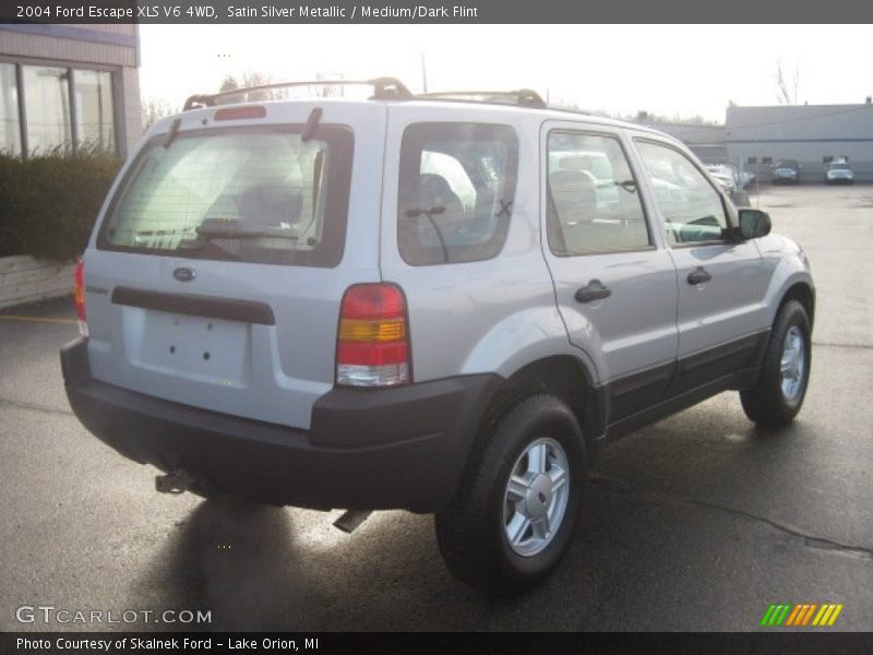 Satin Silver Metallic / Medium/Dark Flint 2004 Ford Escape XLS V6 4WD