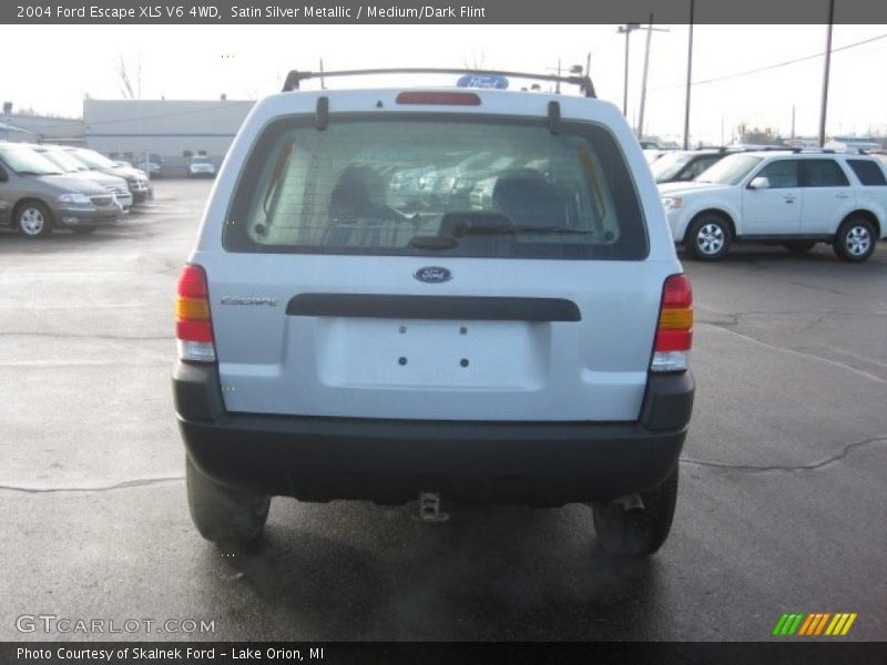 Satin Silver Metallic / Medium/Dark Flint 2004 Ford Escape XLS V6 4WD