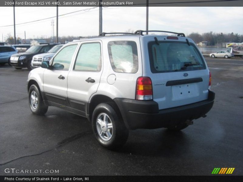 Satin Silver Metallic / Medium/Dark Flint 2004 Ford Escape XLS V6 4WD