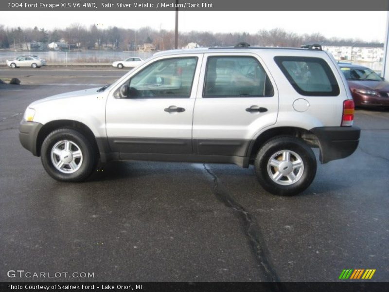 Satin Silver Metallic / Medium/Dark Flint 2004 Ford Escape XLS V6 4WD