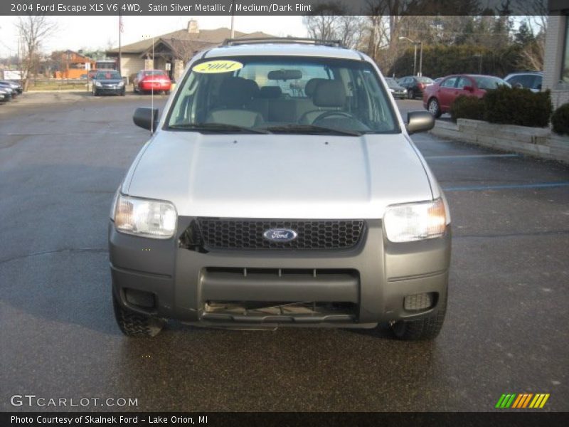 Satin Silver Metallic / Medium/Dark Flint 2004 Ford Escape XLS V6 4WD