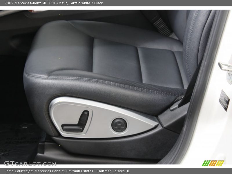 Arctic White / Black 2009 Mercedes-Benz ML 350 4Matic