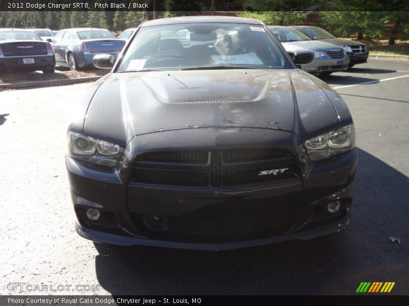 Pitch Black / Black 2012 Dodge Charger SRT8