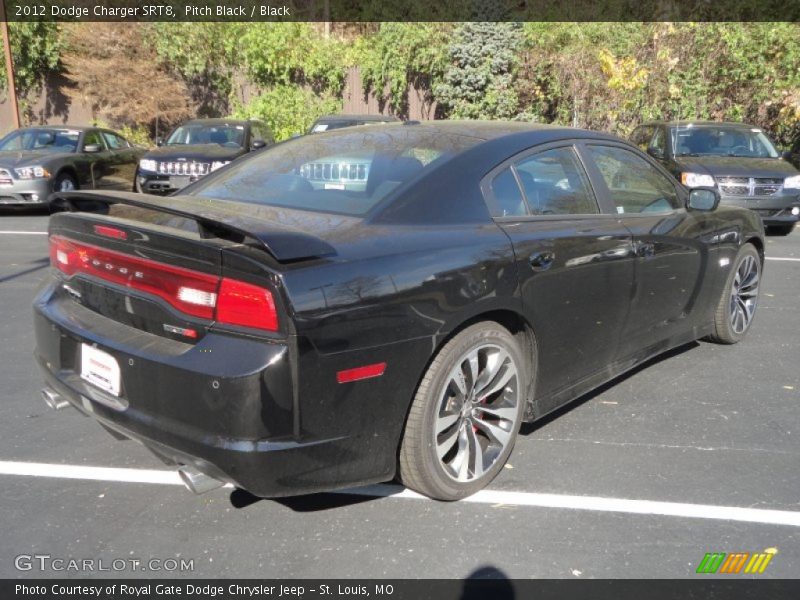 Pitch Black / Black 2012 Dodge Charger SRT8