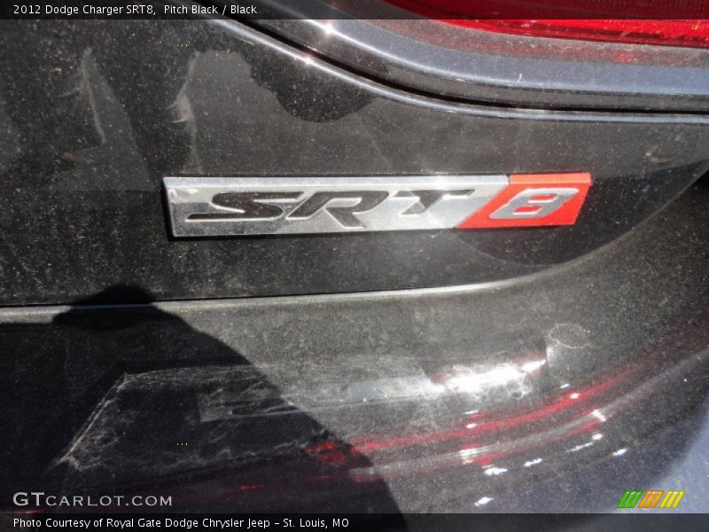 Pitch Black / Black 2012 Dodge Charger SRT8