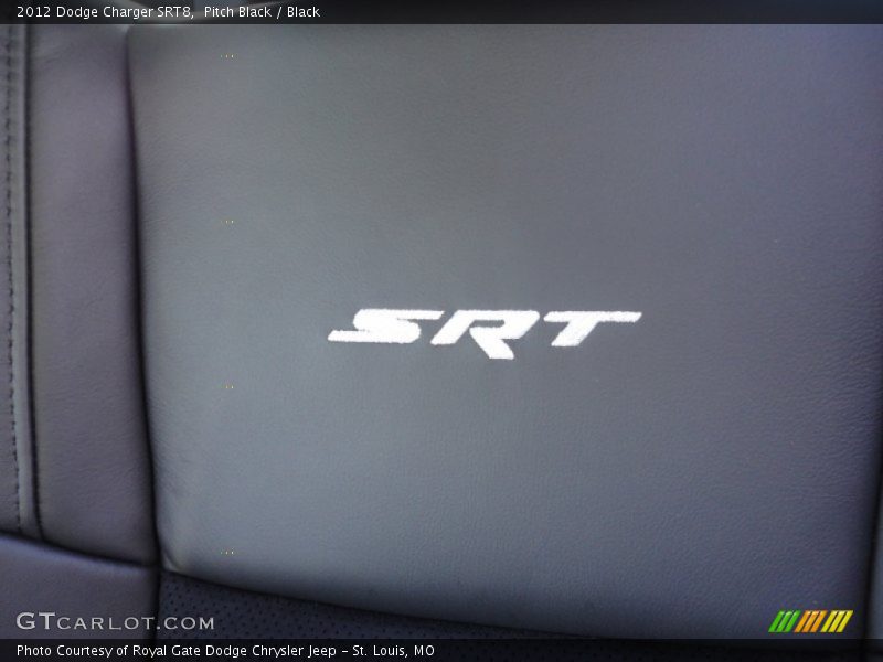 Pitch Black / Black 2012 Dodge Charger SRT8