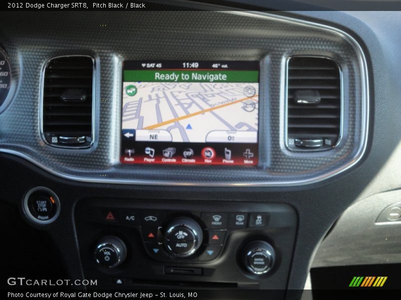 Navigation of 2012 Charger SRT8