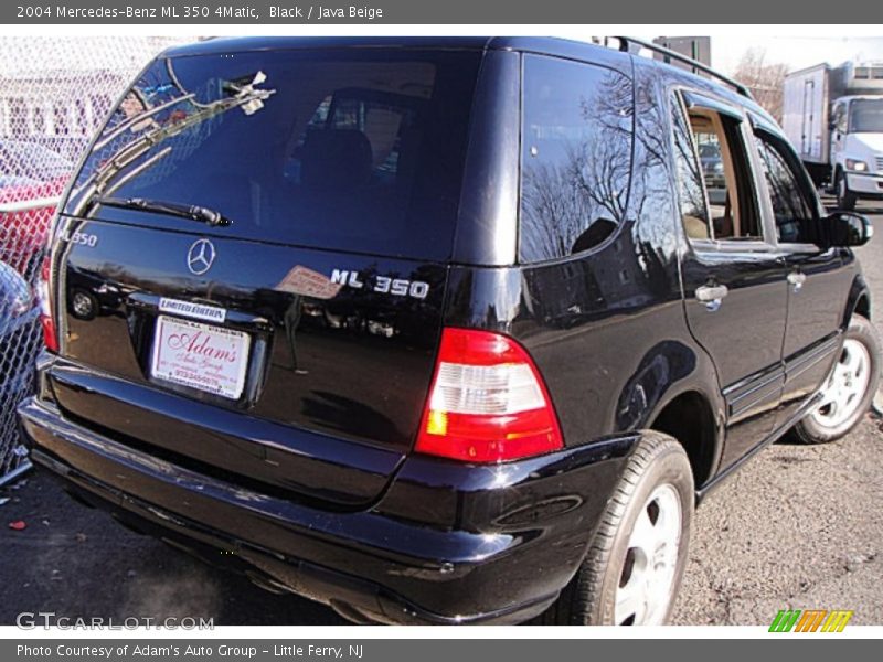 Black / Java Beige 2004 Mercedes-Benz ML 350 4Matic