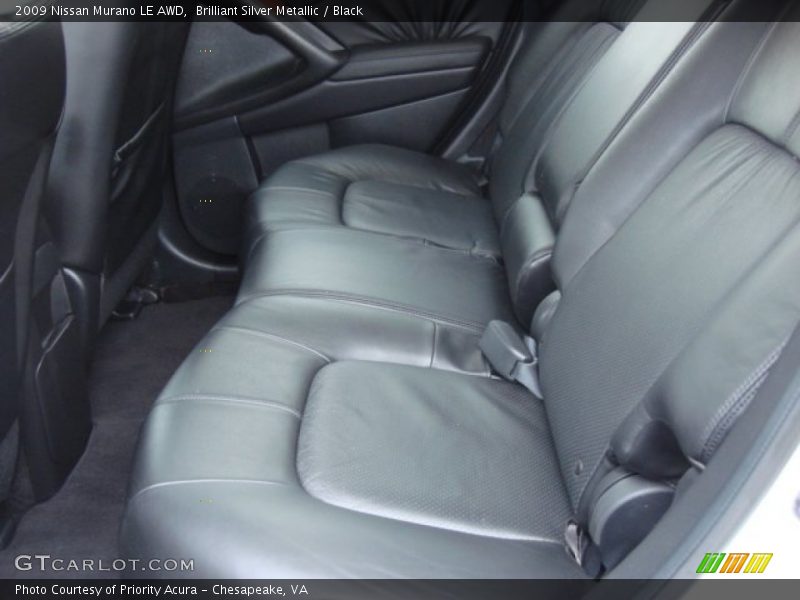 Brilliant Silver Metallic / Black 2009 Nissan Murano LE AWD