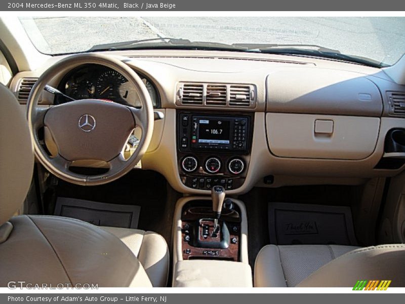 Black / Java Beige 2004 Mercedes-Benz ML 350 4Matic