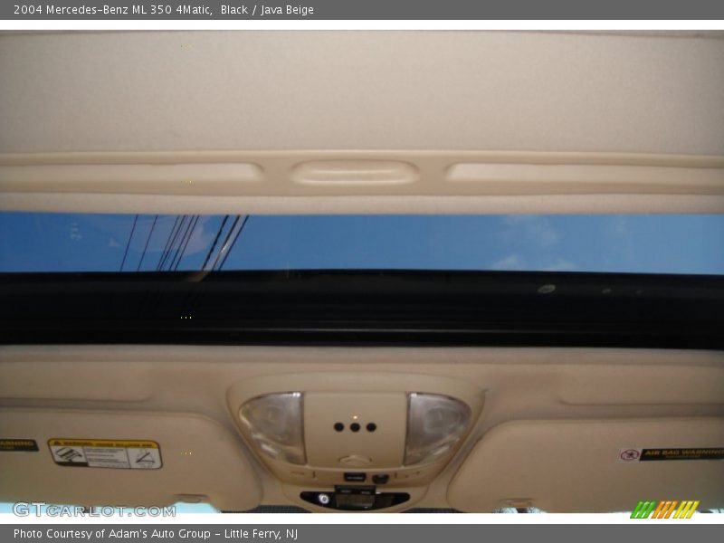 Black / Java Beige 2004 Mercedes-Benz ML 350 4Matic