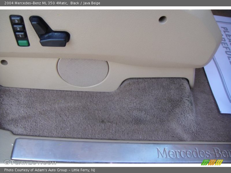 Black / Java Beige 2004 Mercedes-Benz ML 350 4Matic
