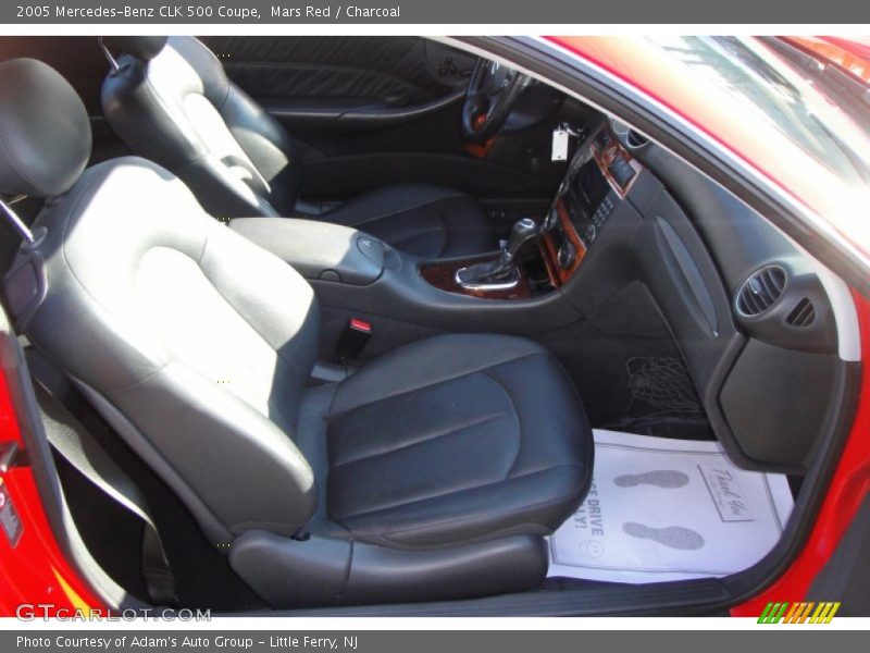 Mars Red / Charcoal 2005 Mercedes-Benz CLK 500 Coupe