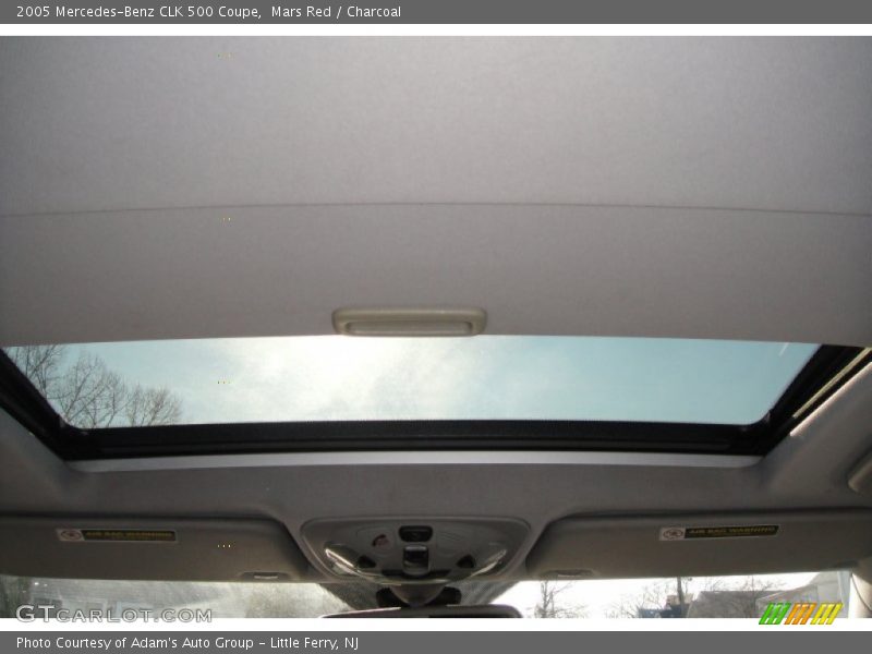 Mars Red / Charcoal 2005 Mercedes-Benz CLK 500 Coupe