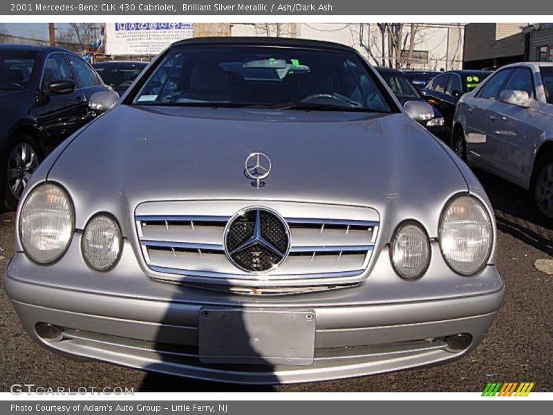 Brilliant Silver Metallic / Ash/Dark Ash 2001 Mercedes-Benz CLK 430 Cabriolet