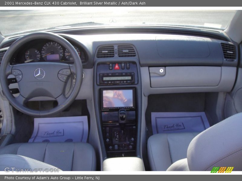 Brilliant Silver Metallic / Ash/Dark Ash 2001 Mercedes-Benz CLK 430 Cabriolet