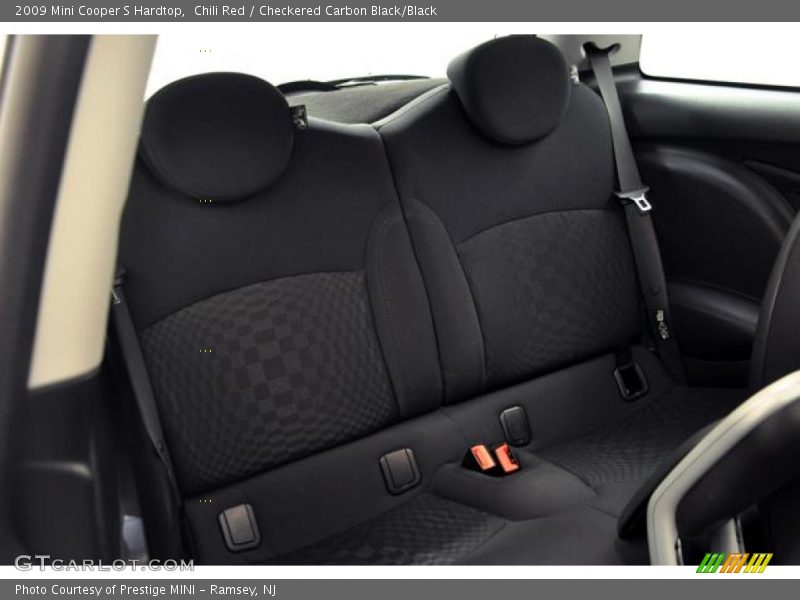 Chili Red / Checkered Carbon Black/Black 2009 Mini Cooper S Hardtop