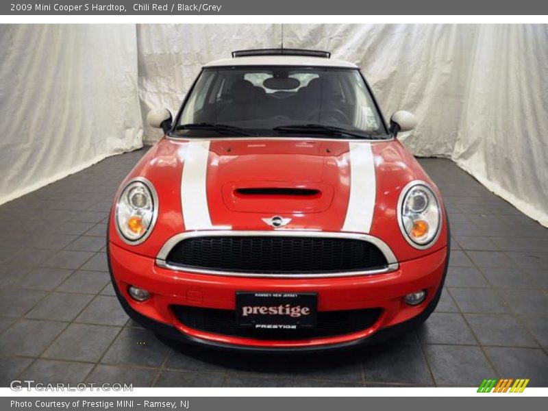 Chili Red / Black/Grey 2009 Mini Cooper S Hardtop