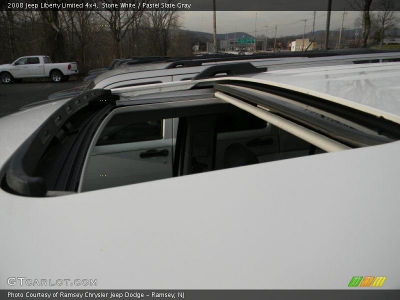 Stone White / Pastel Slate Gray 2008 Jeep Liberty Limited 4x4