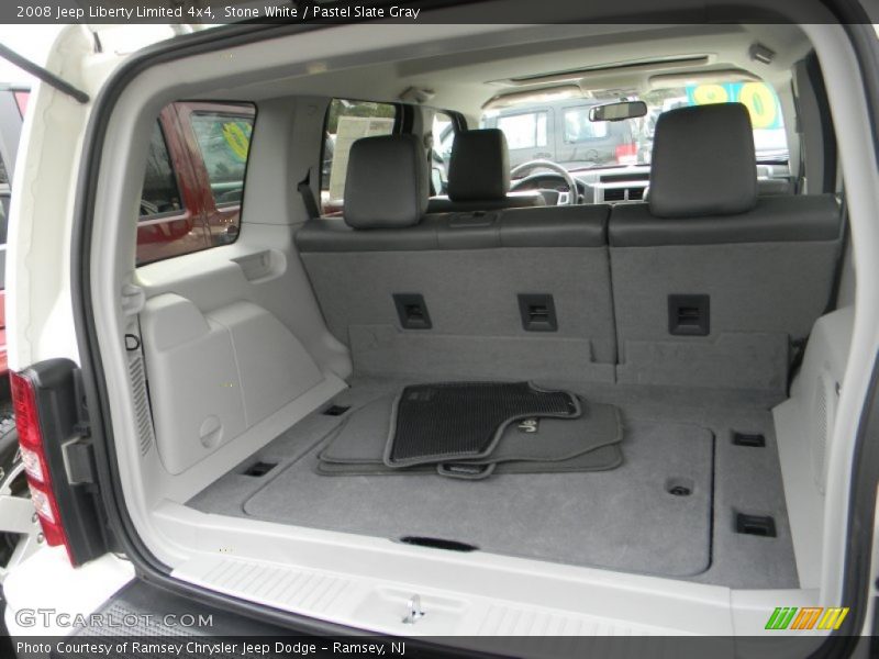 Stone White / Pastel Slate Gray 2008 Jeep Liberty Limited 4x4