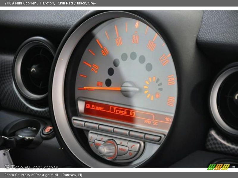 Chili Red / Black/Grey 2009 Mini Cooper S Hardtop