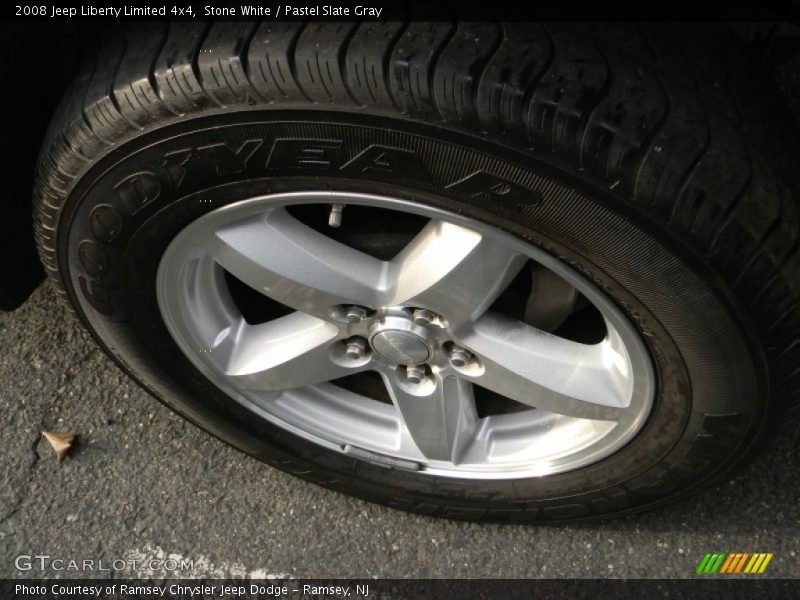 Stone White / Pastel Slate Gray 2008 Jeep Liberty Limited 4x4