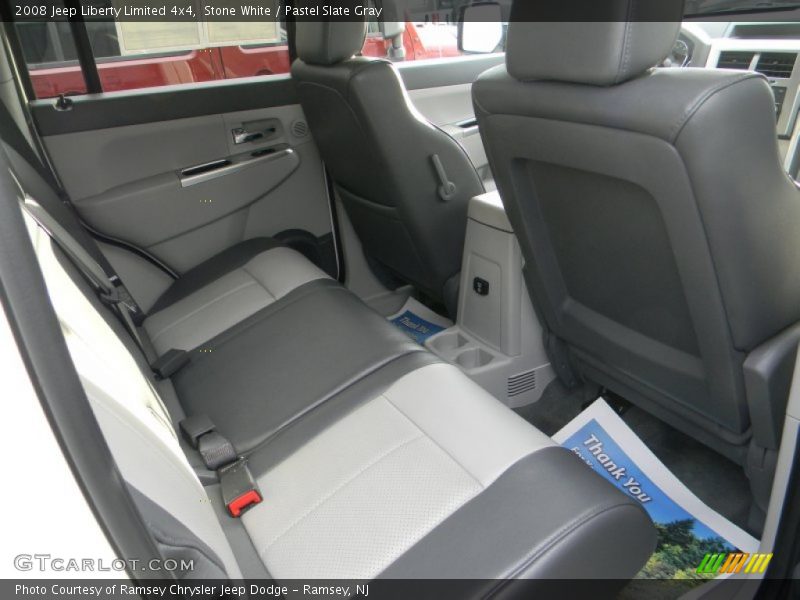 Stone White / Pastel Slate Gray 2008 Jeep Liberty Limited 4x4