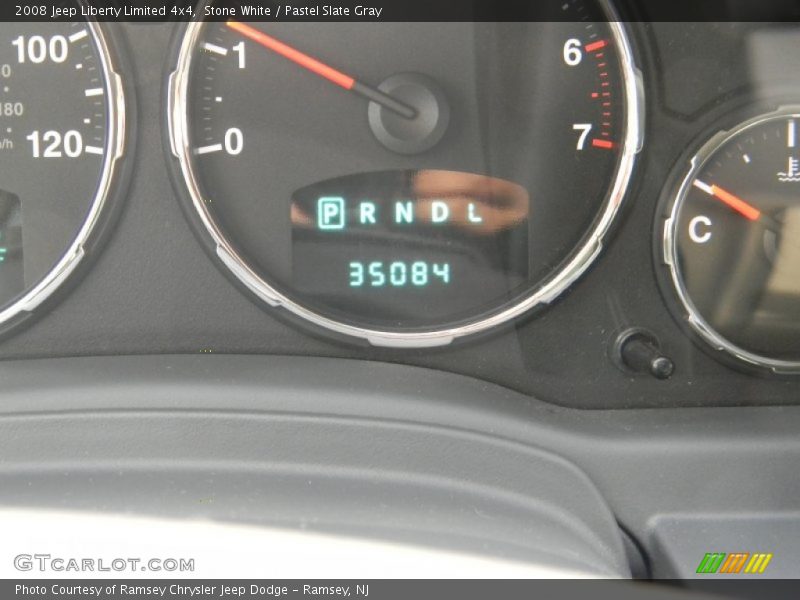 Stone White / Pastel Slate Gray 2008 Jeep Liberty Limited 4x4