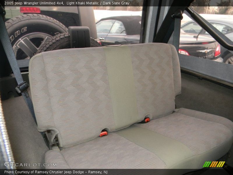 Light Khaki Metallic / Dark Slate Gray 2005 Jeep Wrangler Unlimited 4x4