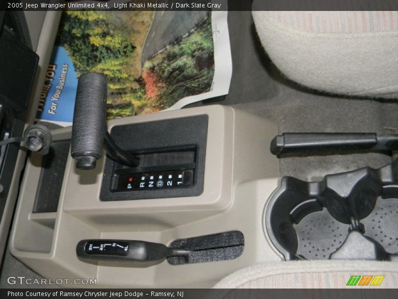 Light Khaki Metallic / Dark Slate Gray 2005 Jeep Wrangler Unlimited 4x4