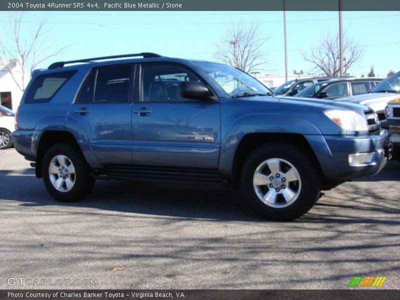 Pacific Blue Metallic / Stone 2004 Toyota 4Runner SR5 4x4