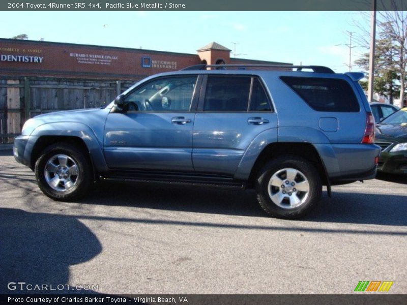 Pacific Blue Metallic / Stone 2004 Toyota 4Runner SR5 4x4