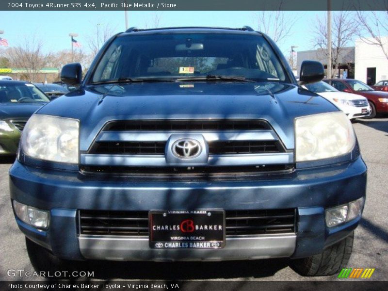 Pacific Blue Metallic / Stone 2004 Toyota 4Runner SR5 4x4