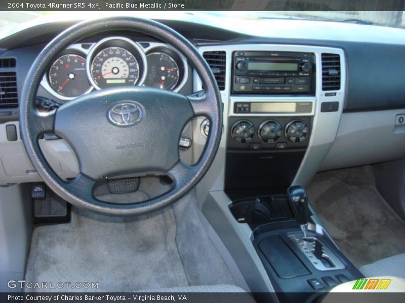 Pacific Blue Metallic / Stone 2004 Toyota 4Runner SR5 4x4