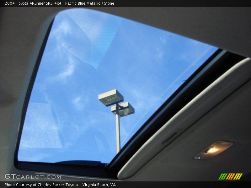 Pacific Blue Metallic / Stone 2004 Toyota 4Runner SR5 4x4