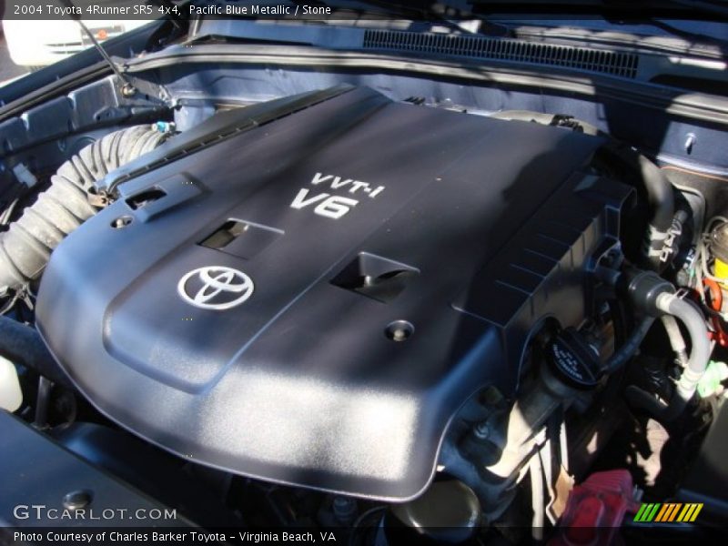 Pacific Blue Metallic / Stone 2004 Toyota 4Runner SR5 4x4