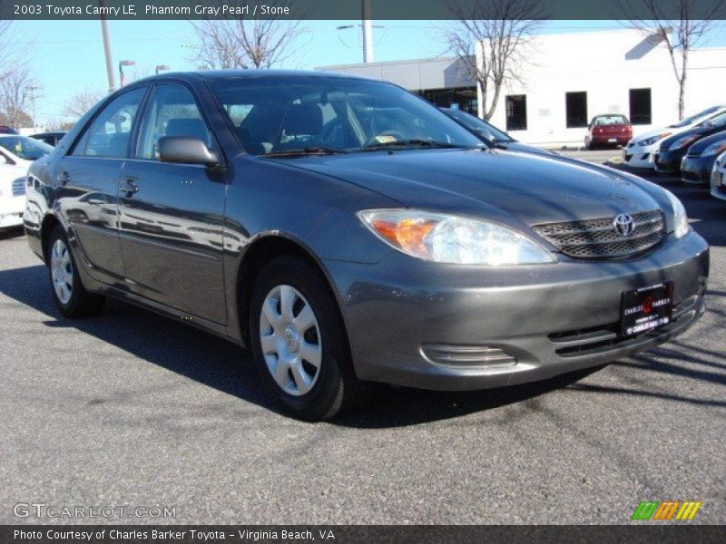 Phantom Gray Pearl / Stone 2003 Toyota Camry LE