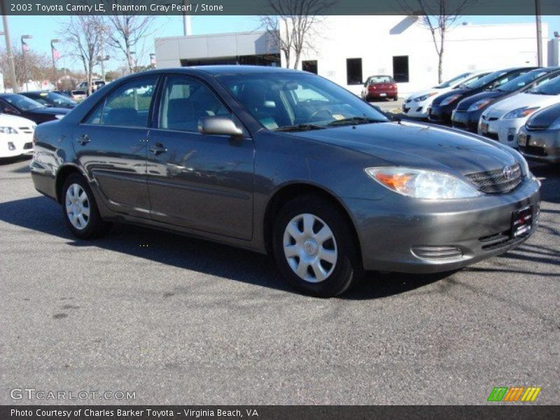 Phantom Gray Pearl / Stone 2003 Toyota Camry LE