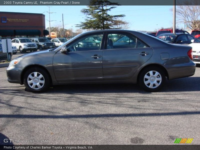 Phantom Gray Pearl / Stone 2003 Toyota Camry LE