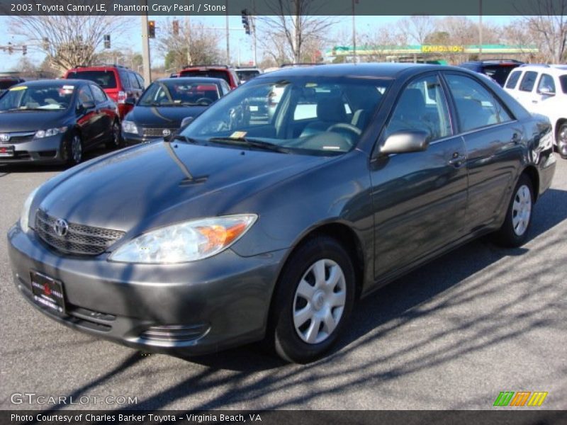 Phantom Gray Pearl / Stone 2003 Toyota Camry LE