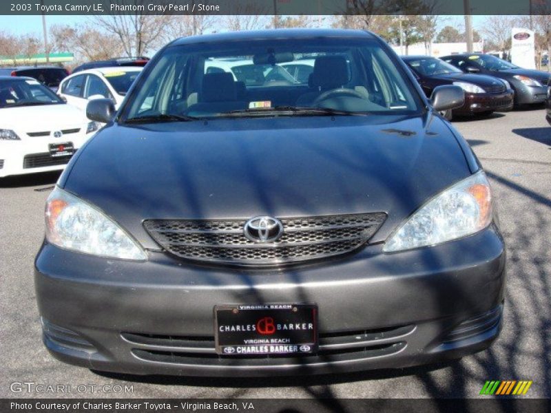 Phantom Gray Pearl / Stone 2003 Toyota Camry LE