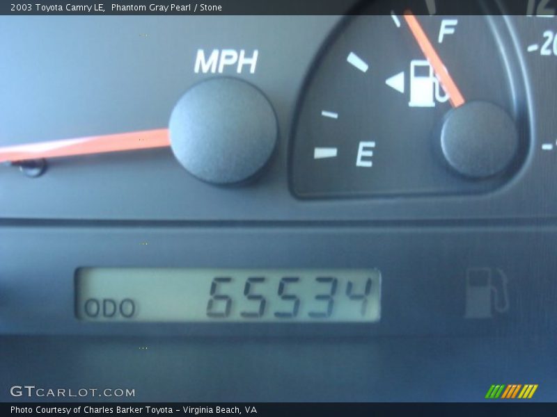 Phantom Gray Pearl / Stone 2003 Toyota Camry LE