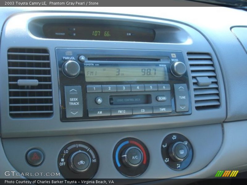 Phantom Gray Pearl / Stone 2003 Toyota Camry LE