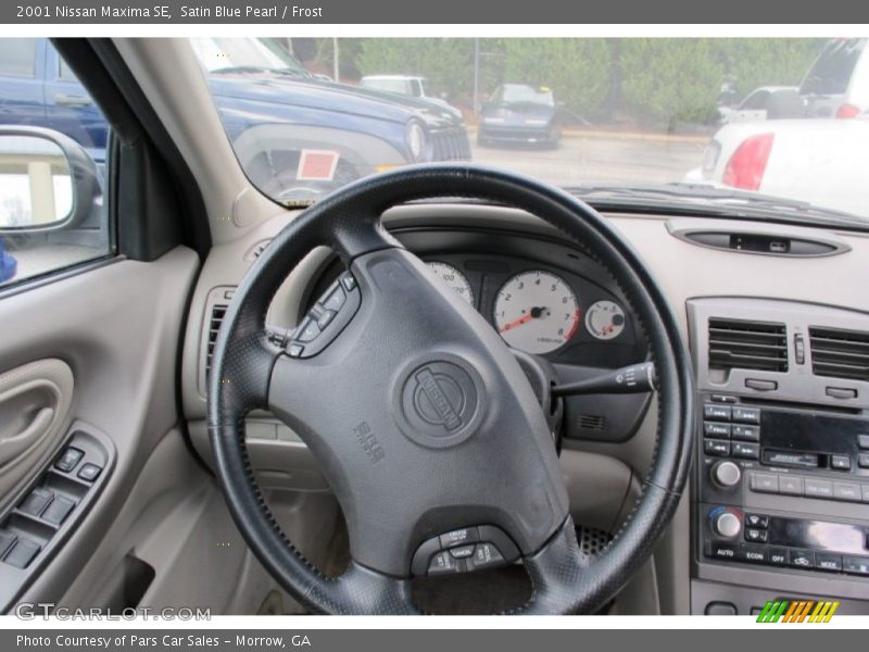 Satin Blue Pearl / Frost 2001 Nissan Maxima SE