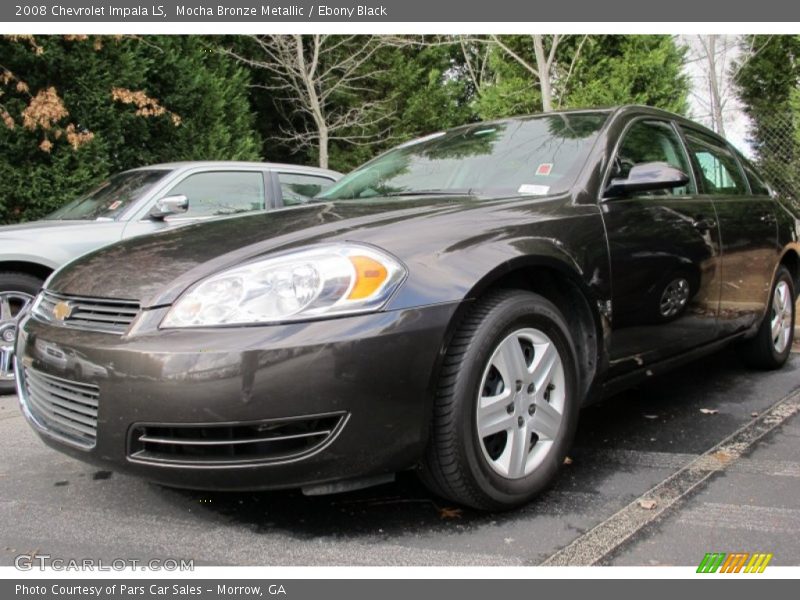 Mocha Bronze Metallic / Ebony Black 2008 Chevrolet Impala LS