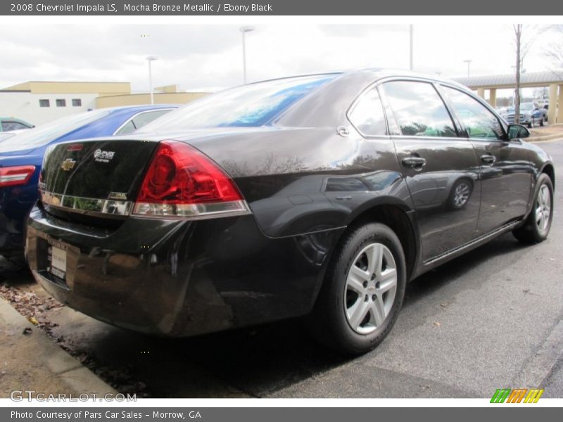 Mocha Bronze Metallic / Ebony Black 2008 Chevrolet Impala LS