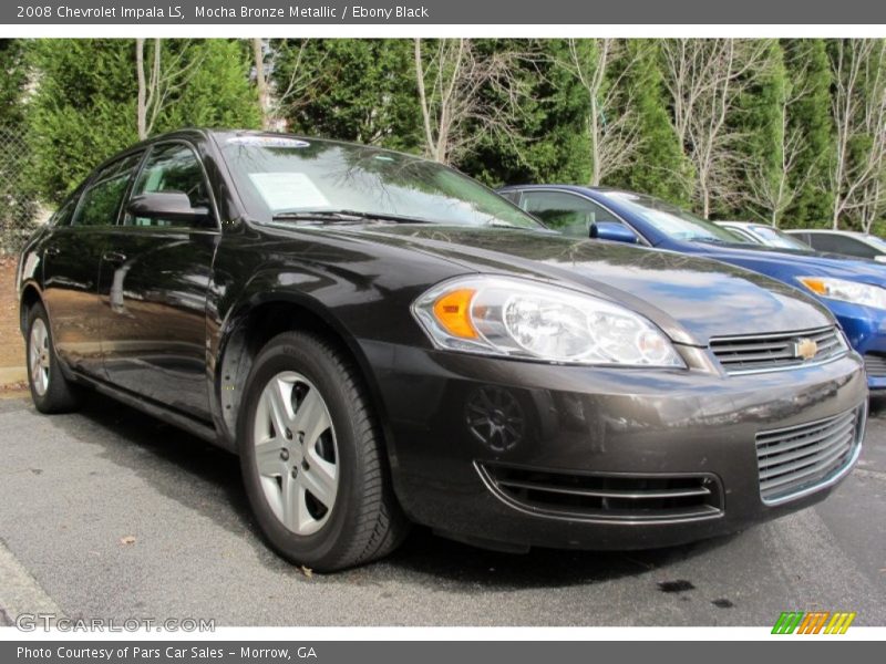 Mocha Bronze Metallic / Ebony Black 2008 Chevrolet Impala LS