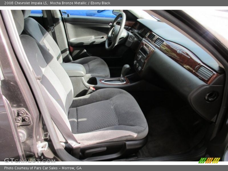 Mocha Bronze Metallic / Ebony Black 2008 Chevrolet Impala LS