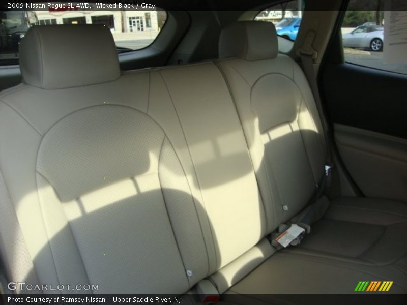 Wicked Black / Gray 2009 Nissan Rogue SL AWD