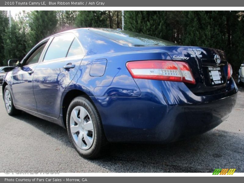 Blue Ribbon Metallic / Ash Gray 2010 Toyota Camry LE